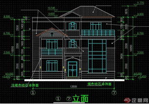 某现代风格住宅小区建筑施工图 3