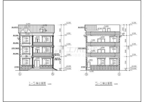 新农村建设三层房屋建筑方案设计图纸